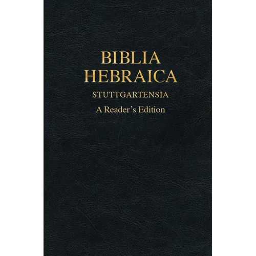 Biblia Hebraica Stuttgartensia (Bhs), a Reader's Edition, Hardcover (Imitation Leather)