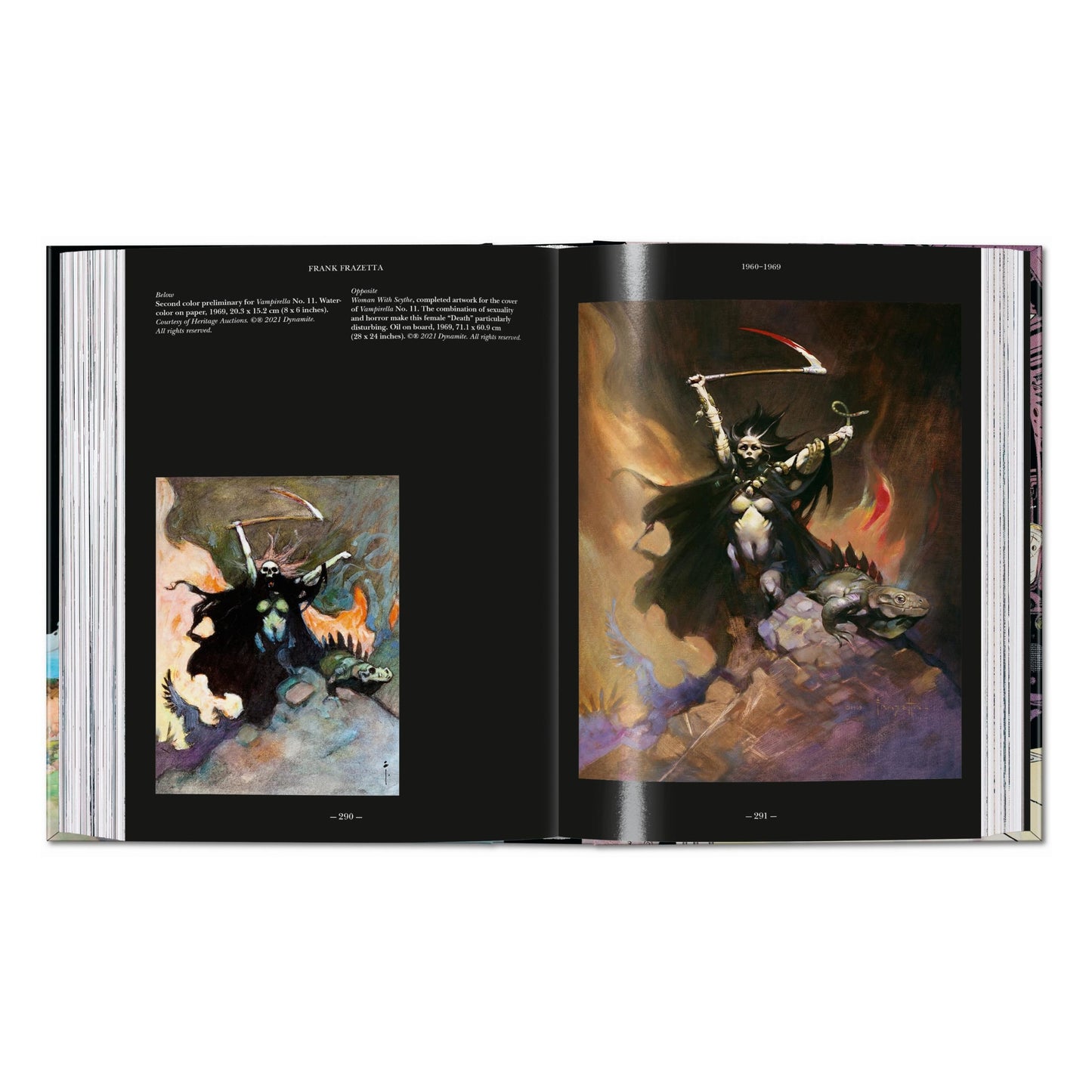 The Fantastic Worlds of Frank Frazetta. 45th Ed. (German, French, English) Book