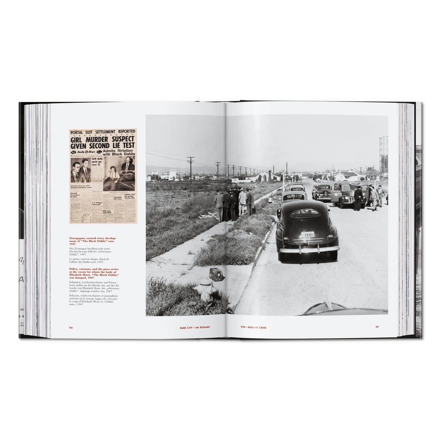 Dark City. The Real Los Angeles Noir (German, French, English) Book
