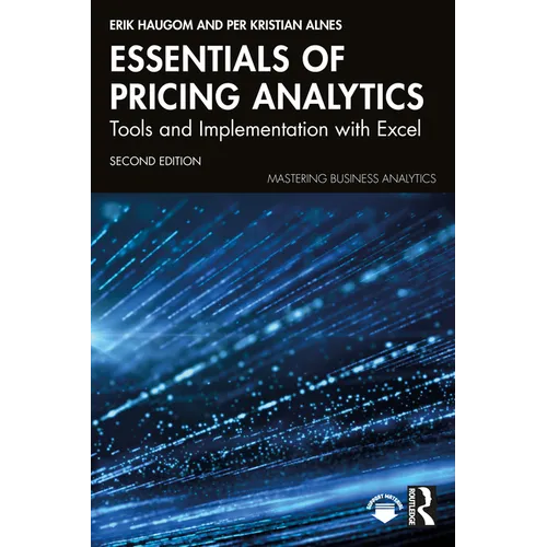 Essentials of Pricing Analytics: Tools and Implementation with Excel