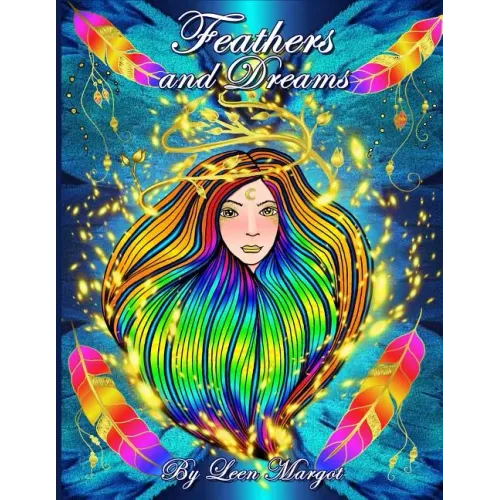 Feathers and Dreams: Adult coloring book, Art therapy