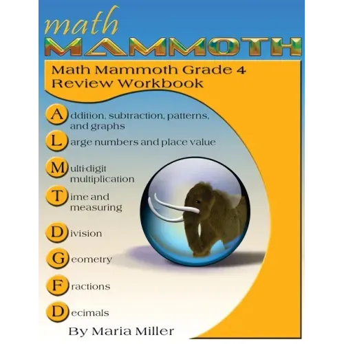 Math Mammoth Grade 4 Review Workbook