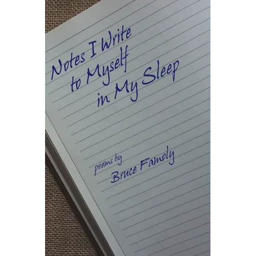 Notes I Write to Myself in My Sleep