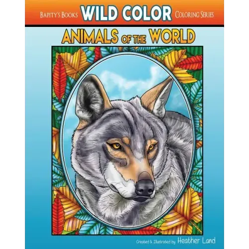 Animals of the World: Adult Coloring Book
