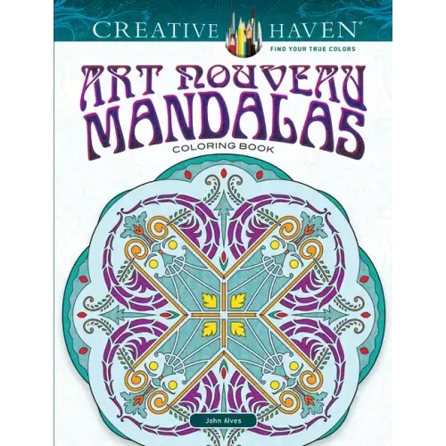 Creative Haven Art Nouveau Mandalas Coloring Book