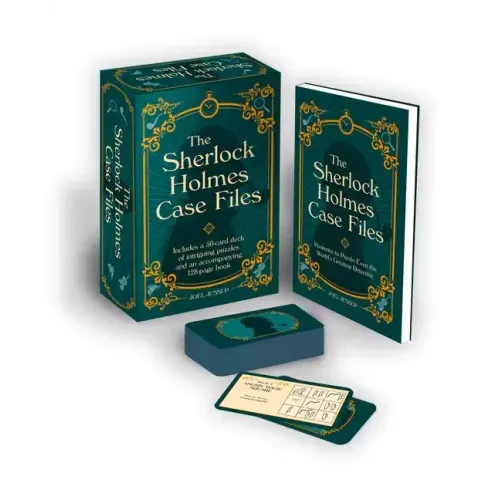 The Sherlock Holmes Case Files: Includes a 50-Card Deck of Absorbing Puzzles and an Accompanying 128-Page Book