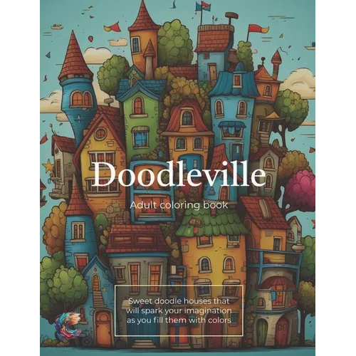 Doodleville: Adult Coloring Book: Coloring Book for Kids and Adults