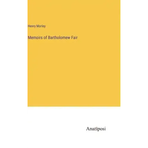 Memoirs of Bartholomew Fair