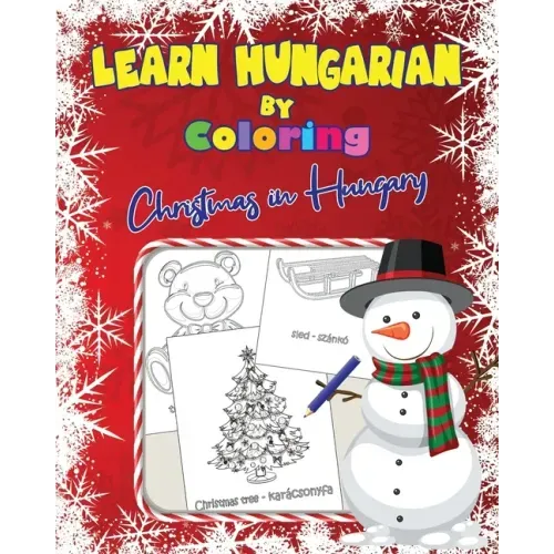 Learn Hungarian by Coloring: Christmas in Hungary