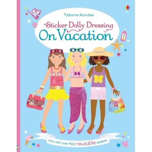 Sticker Dolly Dressing on Vacation