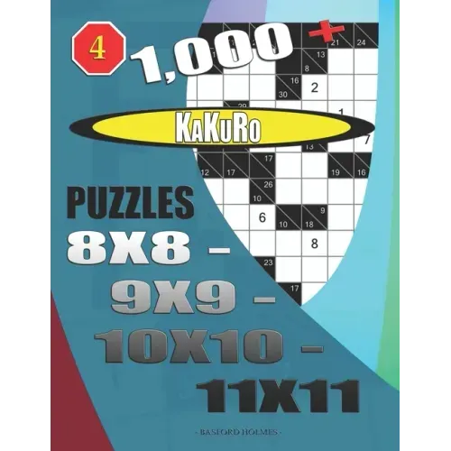 1000 + Kakuro puzzles 8x8 - 9x9 - 10x10 - 11x11