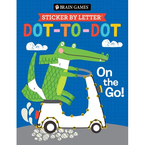 Brain Games - Sticker by Letter - Dot-To-Dot: On the Go!