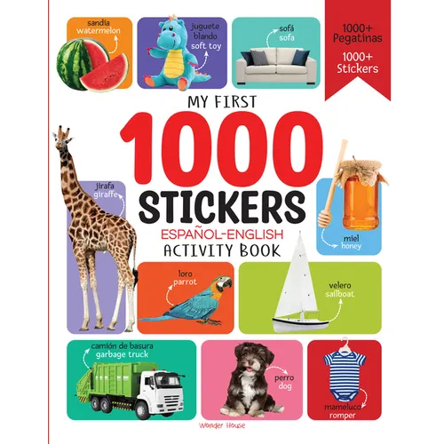 1000 Stickers English-Espanol Activity Book