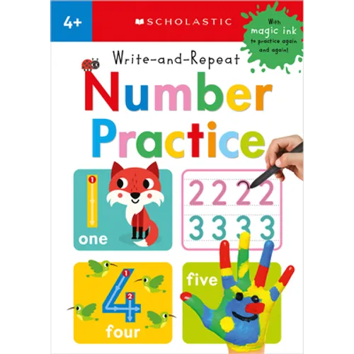 Write-And-Repeat Number Practice: Scholastic Early Learners (Write-And-Repeat)