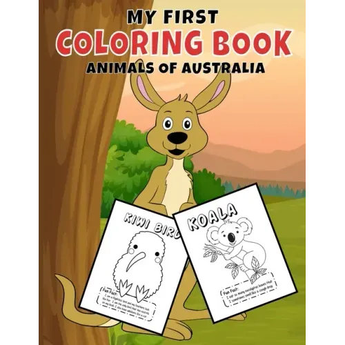 My First Coloring Book: Animals Of Australia