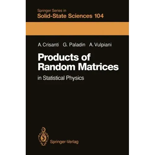 Products of Random Matrices: In Statistical Physics