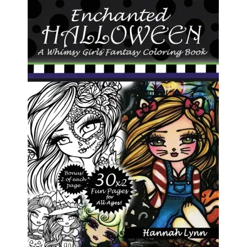 Enchanted Halloween: A Whimsy Girls Fantasy Coloring Book