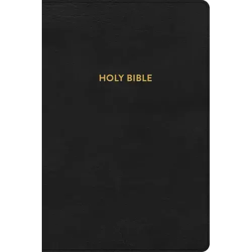 KJV Rainbow Study Bible, Black Leathertouch, Indexed