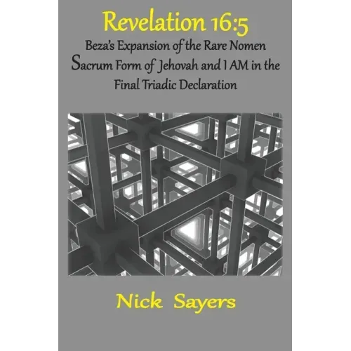Revelation 16: 5: The Final Triadic Declaration