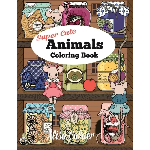 Super Cute Animals Coloring Book
