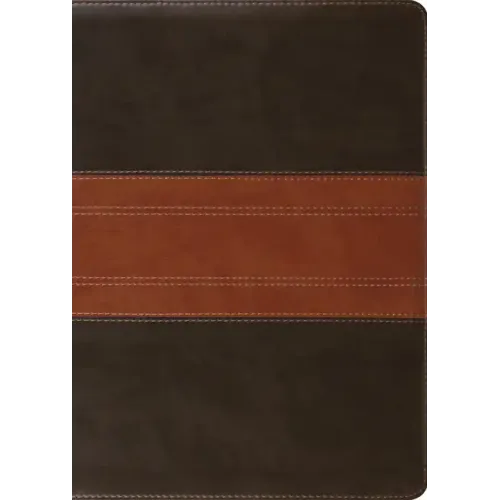 ESV Study Bible, Large Print (Trutone, Forest/Tan, Trail Design)