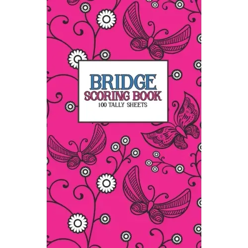 Bridge Scoring Book: 100 Tally Sheets
