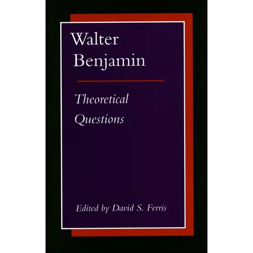 Walter Benjamin: Theoretical Questions