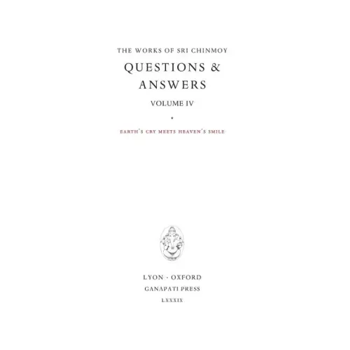 Answers IV: Earth's cry meets Heaven's Smile