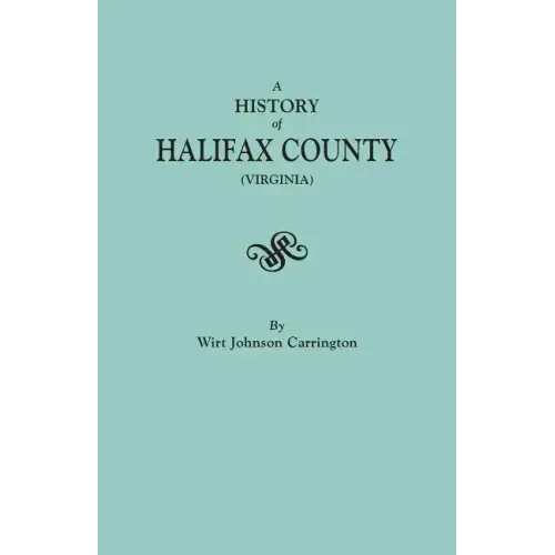 History of Halifax County, Virginia