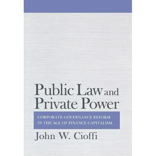 Public Law and Private Power