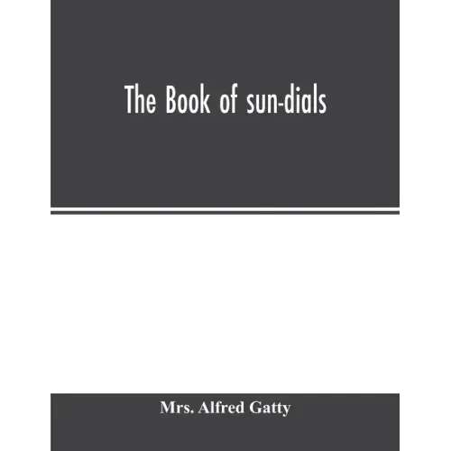 The book of sun-dials