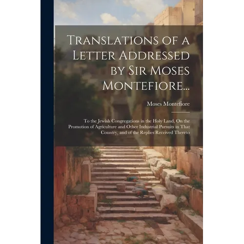 Translations of a Letter Addressed by Sir Moses Montefiore...: To the Jewish Congregations in the Holy Land, On the Promotion of Agriculture and Other
