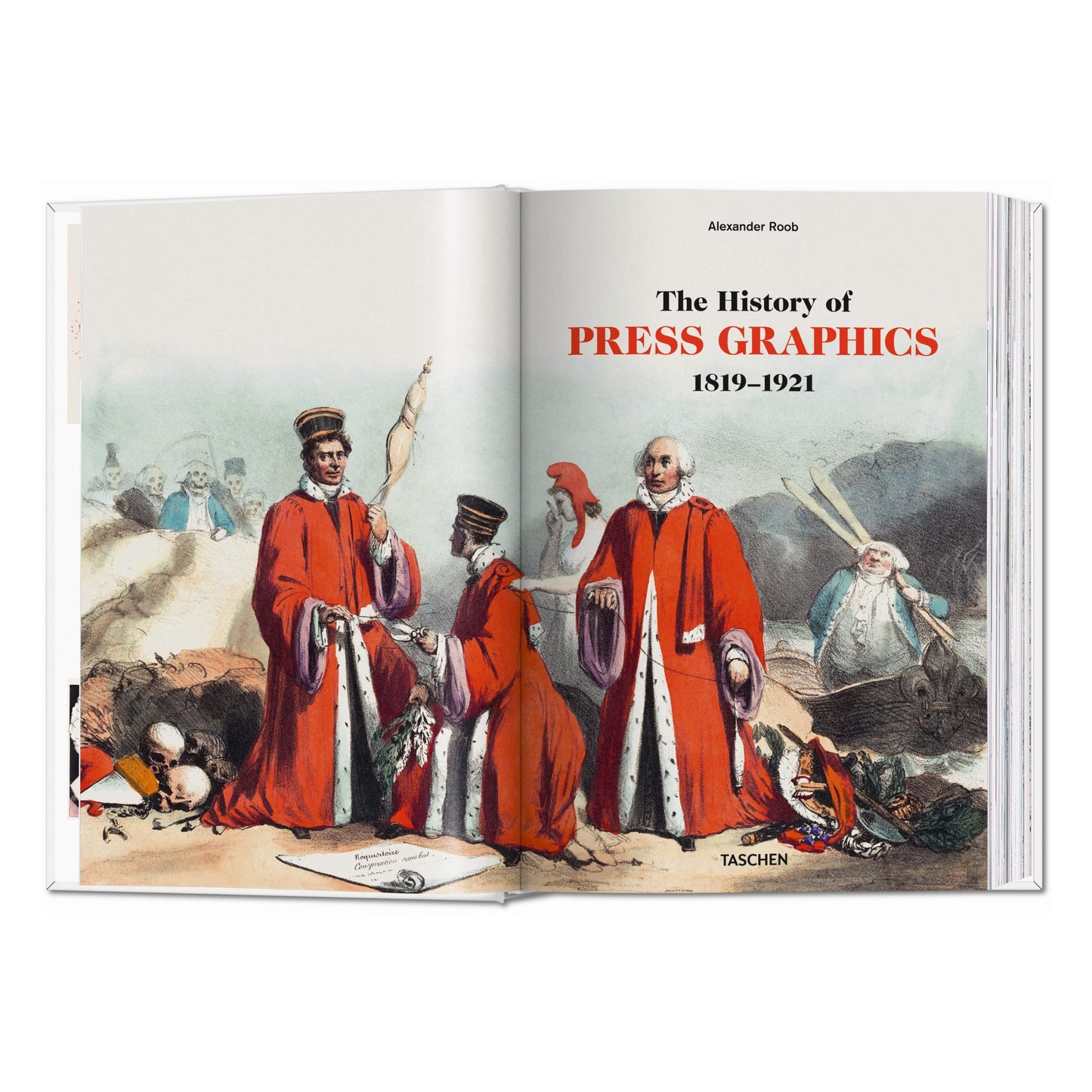 History of Press Graphics. 1819–1921 (German, French, English) Book