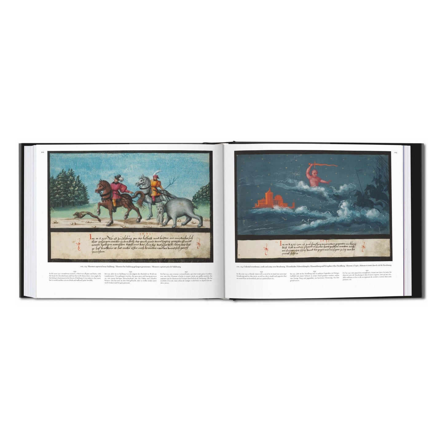 The Book of Miracles (German, French, English) Book
