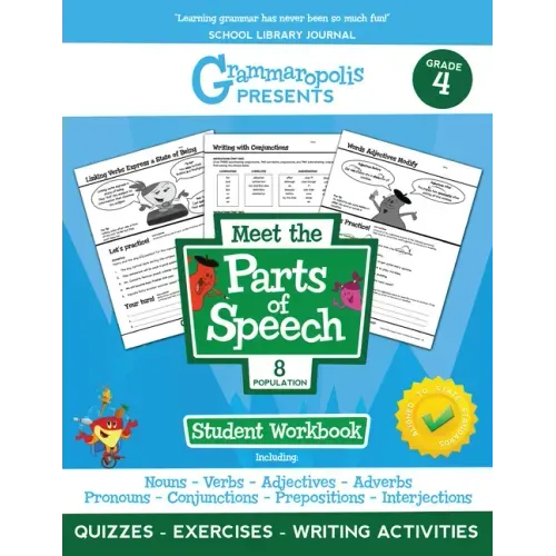 The Parts of Speech Workbook, Grade 4