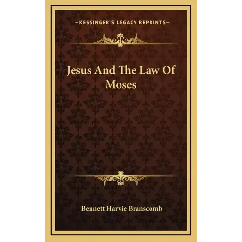 Jesus and the Law of Moses