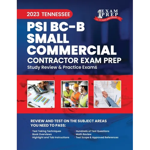 2023 Tennessee PSI BC - b - Small Commercial Contractor: 2023 Study Review & Practice Exams