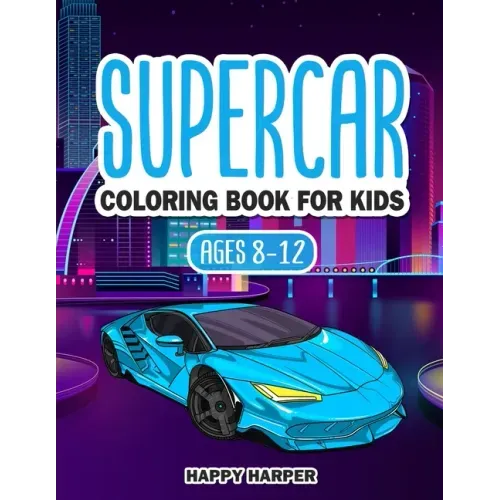 Supercar Coloring Book