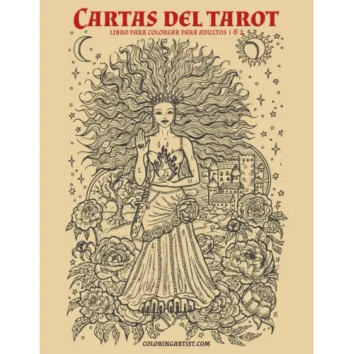 Cartas del tarot libro para colorear para adultos 1 & 2
