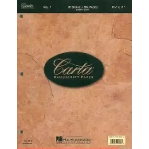 Carta Manuscript Paper No. 1 - Basic