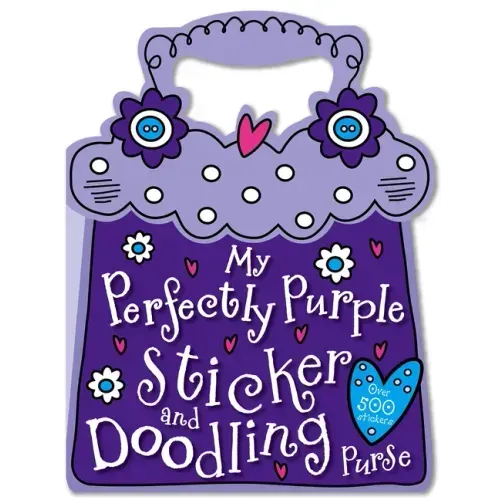 My Perfectly Purple Sticker and Doodling Purse