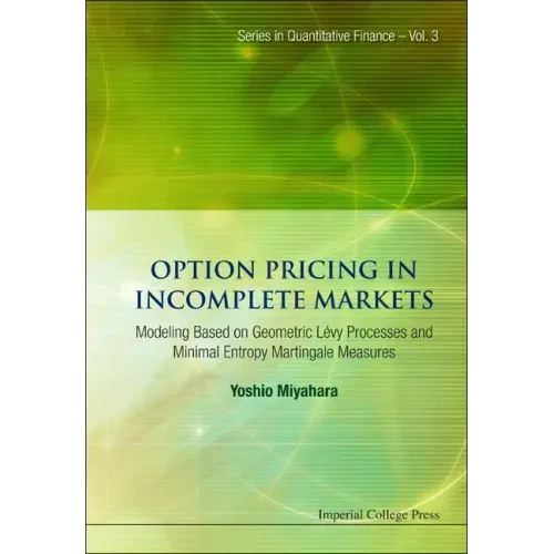 Option Pricing in Incomplete Markets: Modeling Based on Geometric l'Evy Processes and Minimal Entropy Martingale Measures