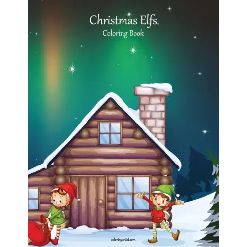 Christmas Elfs Coloring Book 1