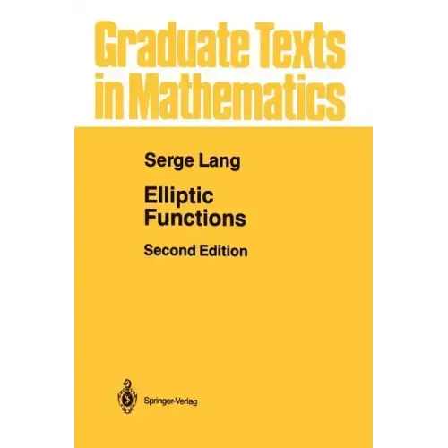 Elliptic Functions