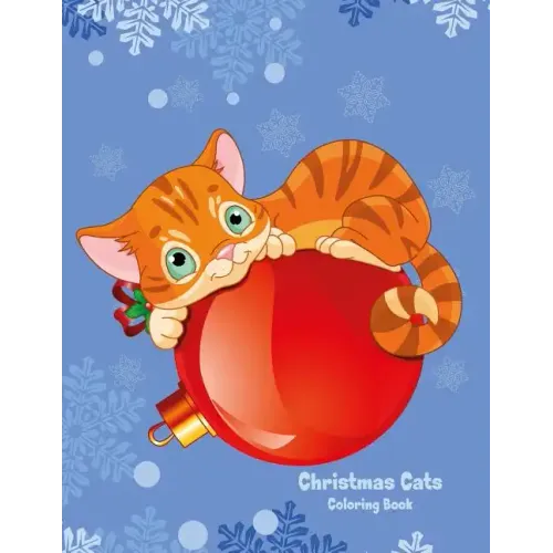 Christmas Cats Coloring Book 1