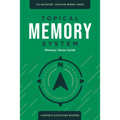 Topical Memory System, Memory Verse Cards: Hide God's Word in Your Heart