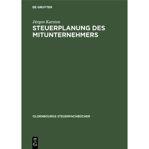 Steuerplanung des Mitunternehmers