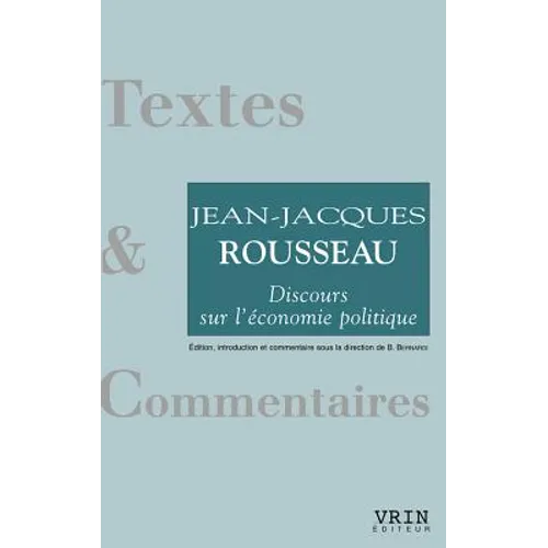 Discours Sur l'Economie Politique