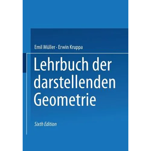 Lehrbuch Der Darstellenden Geometrie