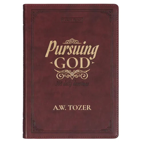Pursuing God Devotional Large Print